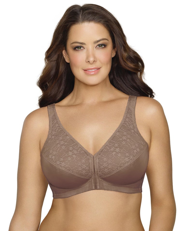 Exquisite Form Womens Front Close Posture #5100565 Bra, Walnut, 38B US - Image 1